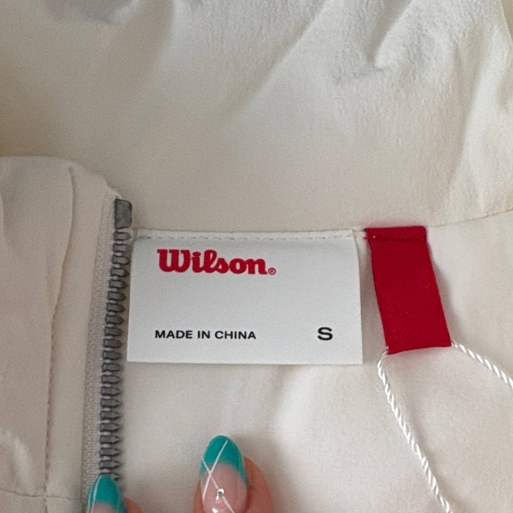 Wilson Women's Cream and Black Bomber Jacket - Picture 3 of 6